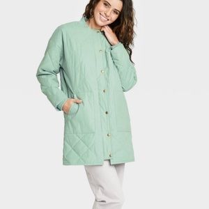 Quilted Teal Jacket
